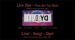 Desktop Screenshot of livedye.com